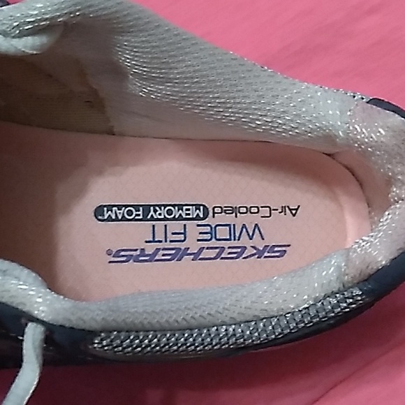 NWOT Women's Skechers D'LITES blue shoes size 7.5 - Picture 9 of 10